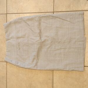 J.Crew Super 120's Gray Wool Pencil Skirt Size 0